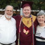 Sam with Tucker First UMC and family friends Randy and Carolyn Davison