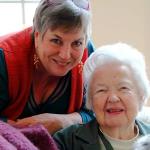 Hazel Burns Struby with Grandmother Burke