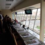 Press box at Bobcat Stadium at Texas State in San Marcos, Texas, November 14, 2015