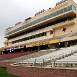 The Texas State stadium press box