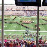 Texas State Bobcats Band performs pre-game show, November 14, 2015