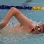 Sam swims his best time of 7:47.25 at Chamblee-Padeia-Tucker swim meet