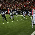 GSU receiver Glenn Smith heads for the goal line against Georgia Southern