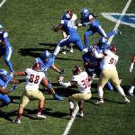 GSU QB Dan Ellington drops back to pass