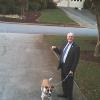 Edgar and Molly photographed by quadcopter