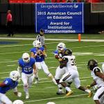 Nick Arbuckle prepares to pass against App State