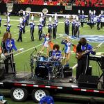 GSU Marching Band at halftime