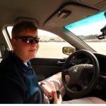 Sam prepares for first driving experience in the Accord, October 24, 2015