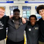 THS RoboTigers Team 1320C consisting of Sam, Mamadou, Gabe and James finished 3-3 for 23rd out of 46