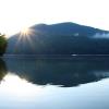 Lake Burton sunrise, September 7, 2014