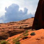 Storm brewing near Monument Valley