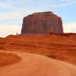 Backcountry road in Monument Valley