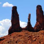 Rock formation known as The Nuns in Monument Valley