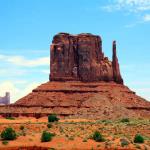 Left Mitten butte at Monument Valley
