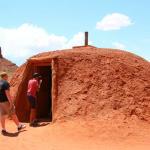 Female hogan visited during Monument Valley tour