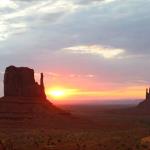 Sunrise at Monument Valley