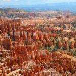 Hoodoos as seen from Bryce Point at Bryce Canyon NP