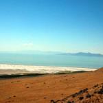 Great Sakt Lake from observation platform on Antelope Island