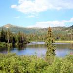 Silver Lake in Big Cottonwood Canyon near Brighton Ski Resort