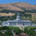 State Capitol of Utah from roof top of LDS Church Office Building