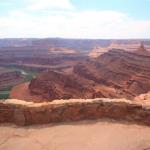 Dead Horse Point State Park view of Colorado River bend near Moab
