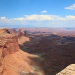 Washer Woman and canyon view at Canyonlands NP near Moab