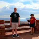 Sam and Julia at Green River overlook in Canyonlands NP