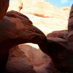 Sand Dune Arch in Arches NP near Moab